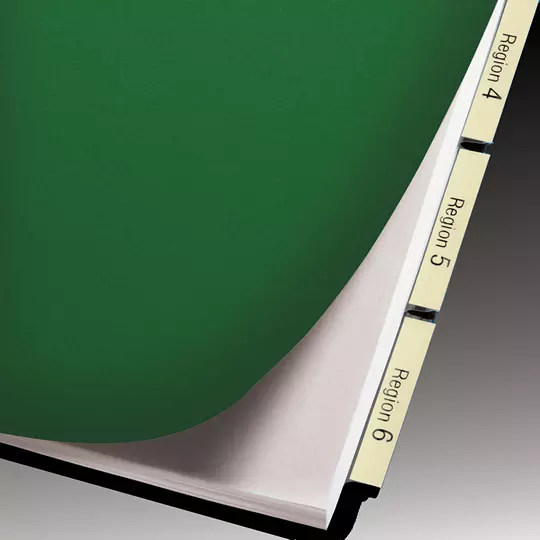 Cubierta plástica tamaño carta GBPlak liso GBC color verde