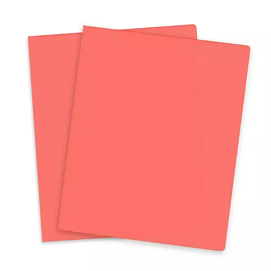 Cubierta GBPlak liso coral GBC  tamaño carta