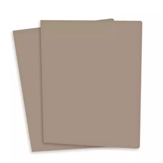 Cubierta lisa capuchino GBC tamaño carta.