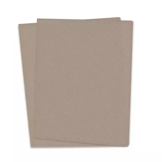 Cubierta rayada capuchino GBC  tamaño carta