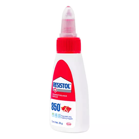 Pegamento blanco escolar Resistol 850 de 35 grs