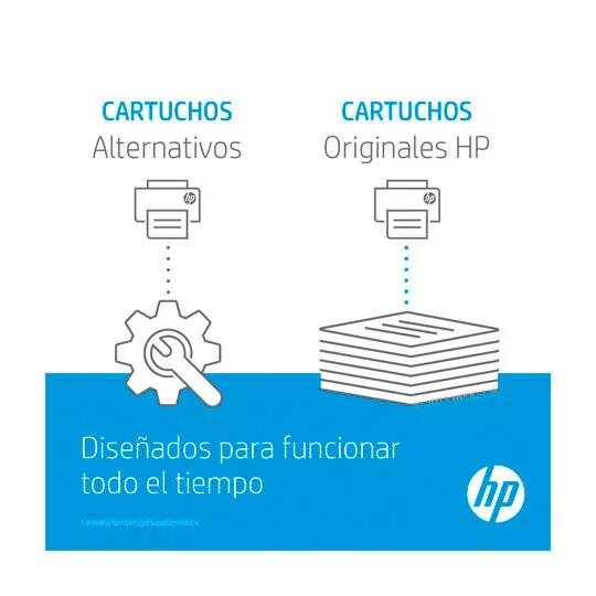 Cartucho de tinta negra HP 45.