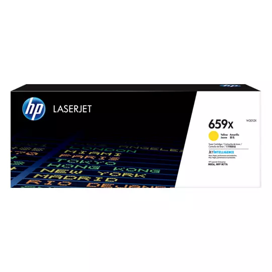 CARTUCHO DE TONER AMARILLO HP 659X.