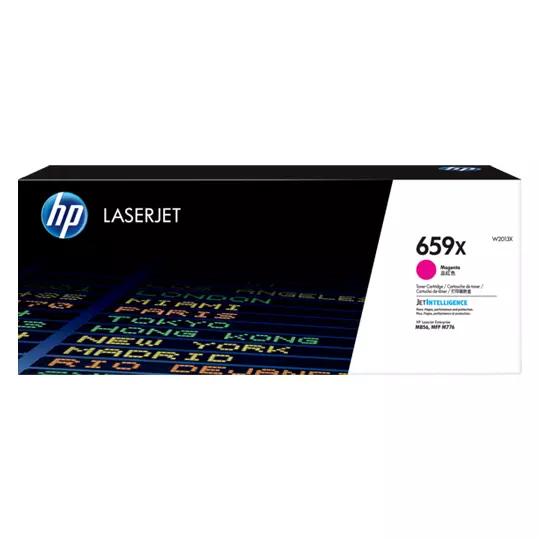 CARTUCHO DE TONER MAGENTA HP 659X.