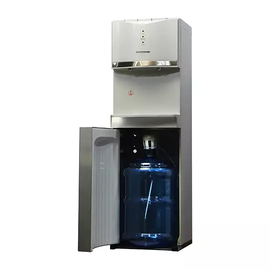 Dispensador termoelectrico de agua BRIGHTWATER, color blanco con plateado
