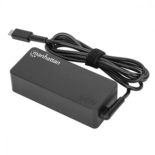 FUENTE DE PODER UNIV PD 65W USB-C 3.25 MANHATTAN
