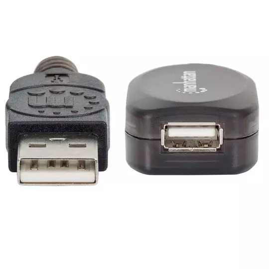 Cable Manhattan extension activa USB v2.0