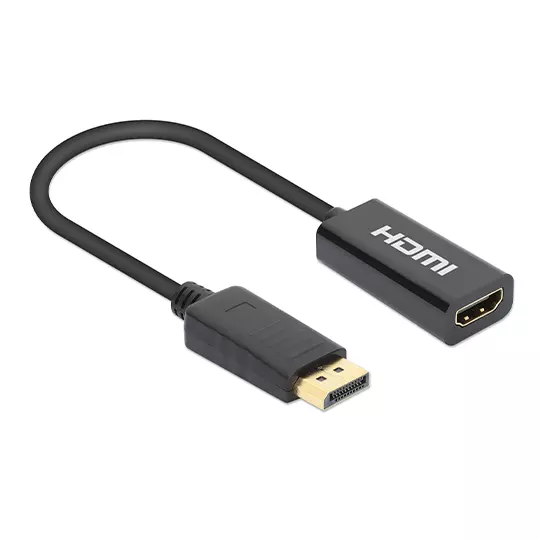Adaptador DisplayPort M a HDMI H 4K 60Hz.