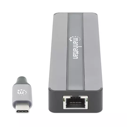 Docking Station Manhattan USB-C 7 puertos