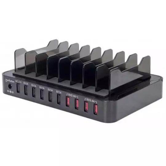 Estacion carga USB Intellinet 10 dispositivos