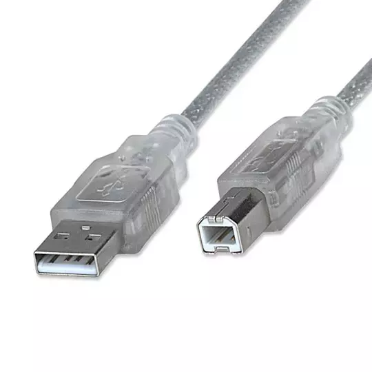 Cable Manhattan USB a-b v2.0 4.5m pla.