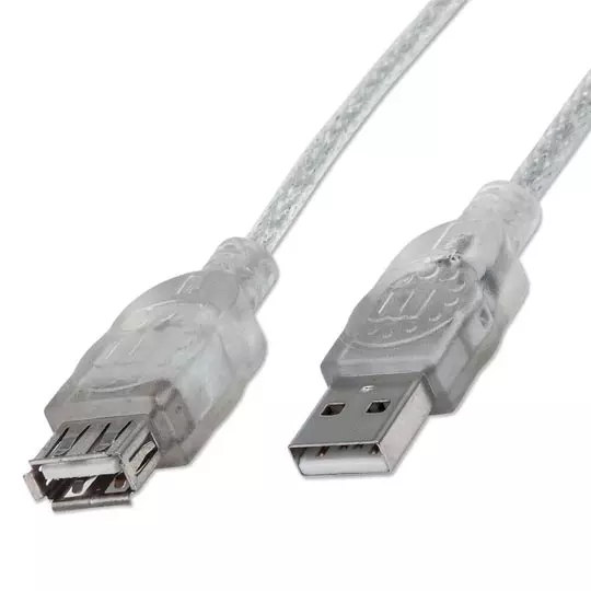 Cable Manhattan extension USB a-b v2.0, 4.5m pl