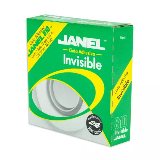 Cinta invisible 810 JANEL 18x33 1 pieza.