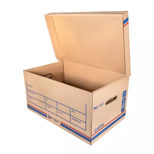 Caja de archivo de Carton KYMA Tamaño Carta 50x31.5x25.7