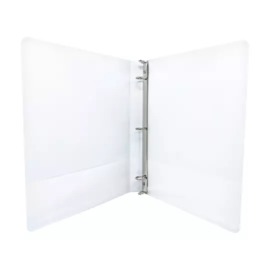 Carpeta panoramica KYMA carta blanca herraje en "D" de 0.5 pulgadas