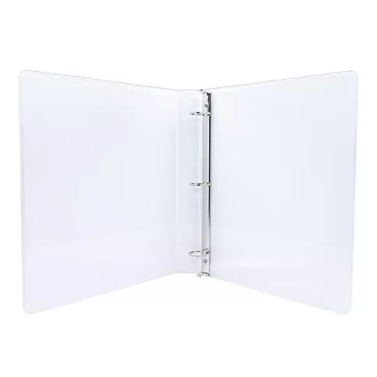 Carpeta panorámica KYMA carta blanca herraje en "D" de 1 pulgada