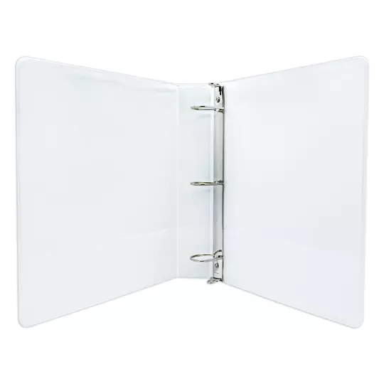 Carpeta panorámica KYMA carta blanca herraje en " D" de 1.5 pulgadas