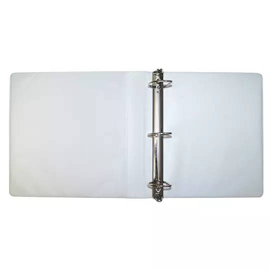 Carpeta Panorámica KYMA carta blanca cubierta mate herraje "O" 1 pulgada