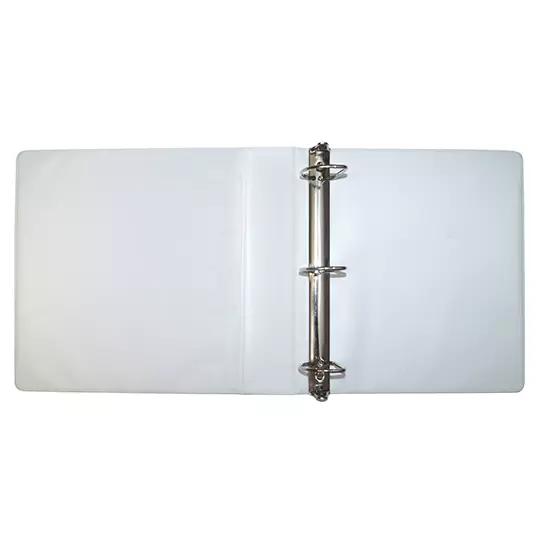 Carpeta Panoramica KYMA Carta Blanca Cubierta Mate Herraje en "D" 2 Pulgadas