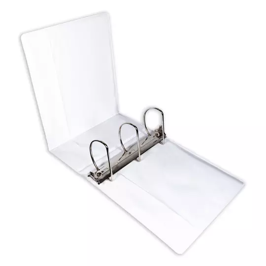 Carpeta panorámica KYMA carta blanca herraje en "D" de 5 pulgadas