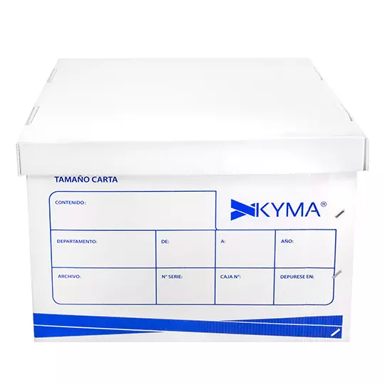 Caja de archivo plástica KYMA para archivo carta 1 pieza 30x30x35cm
