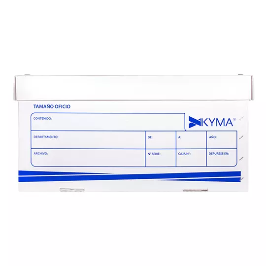 Caja Archivo Plástica KYMA Tamaño Oficio 56x38x26.5