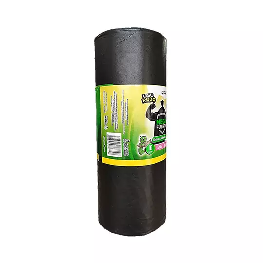 Bolsa jumbo uso rudo ANGUIPLAST, rollo 10 bolsas calibre 180 Medida de 90x120 cm