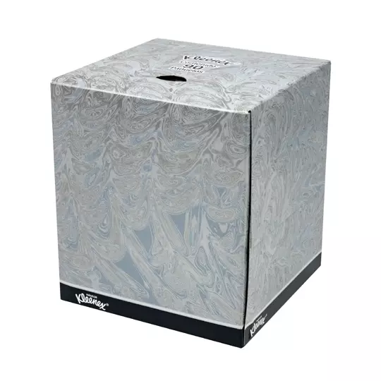 Pañuelo facial Kleenex caja con 90 hjs dobles