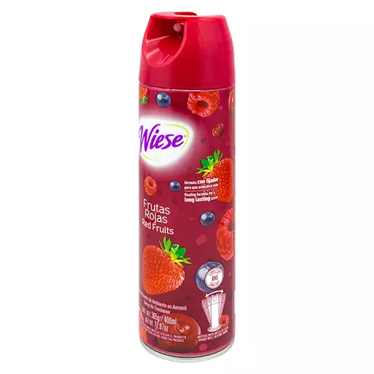 Aerosol Wiese aroma frutas rojas 400 ml.