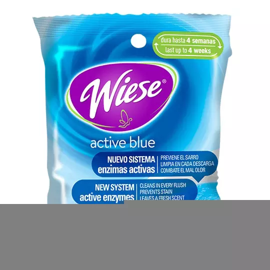 Pastilla azul Wiese para inodoro 12 pzasc/48 gr.