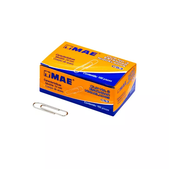 Clip estándar no.3 mae.