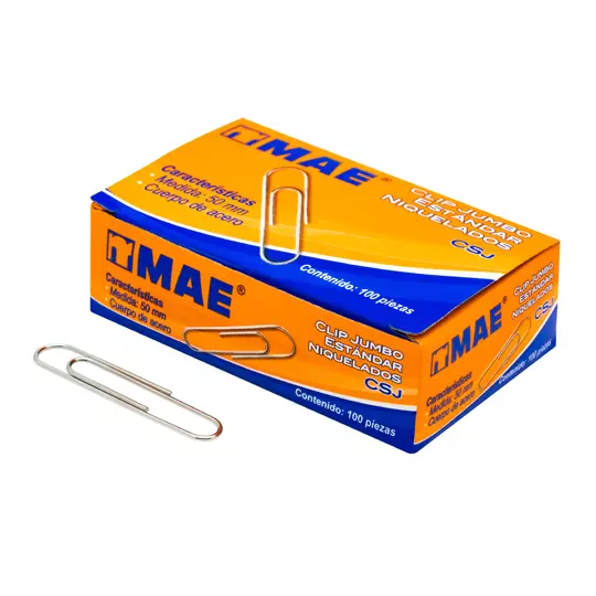 Clip estándar jumbo mae.
