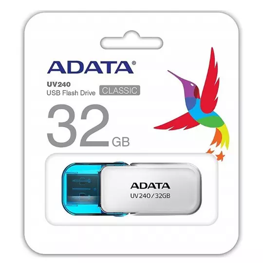 Memoria USB ADATA UV240 32GB USB 2.0 Blanca 3