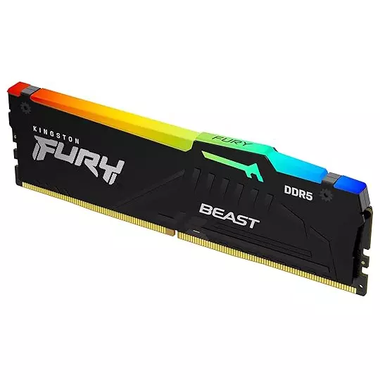 Memoria RAM Kingston Fury beast RGB XMP dimm DDR5 16gb