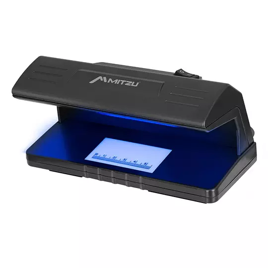 Dectector de billetes falsos MITZU con lampara uv 4w