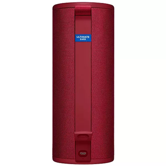 Bocina Logitech UE boom 3 sunset roja. 