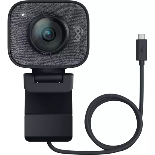 Logitech Webcam StreamCam FHD USB-C Negro
