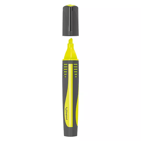 Resaltador fluo peps amarillo Maped con 10 pzs  color amarillo