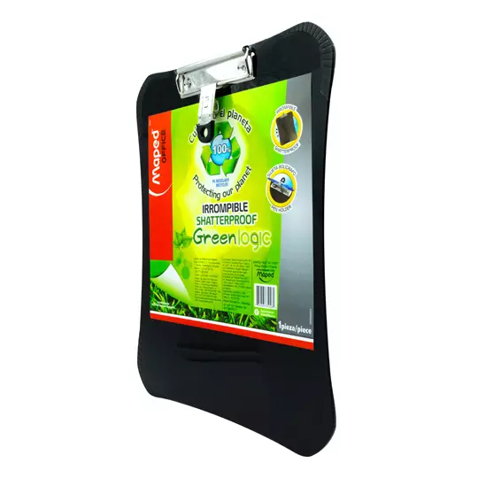 Clipboard plástico greenlogic  Maped color negro