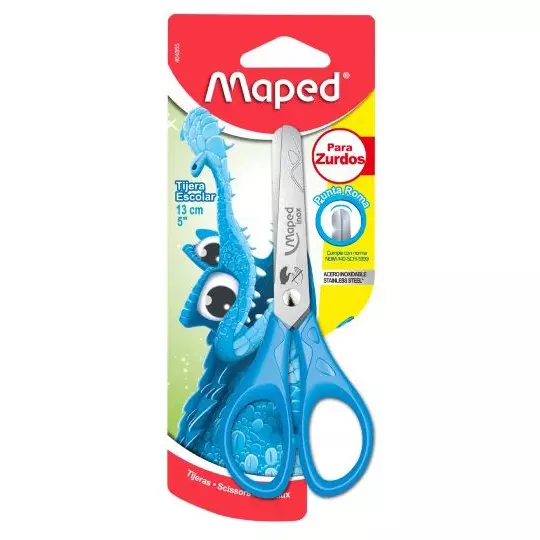 Tijera essentials zurdo Maped de 13 c uso escolar