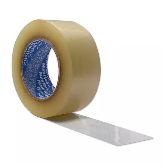 Cinta de empaque uso 95 Navitek transparente 48 mm x 150 m empaque con 6 pzas
