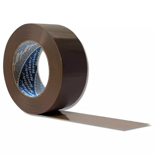 Cinta de empaque uso 95 Navitek canela 48 mm x 150 m empaque con 6 pzas