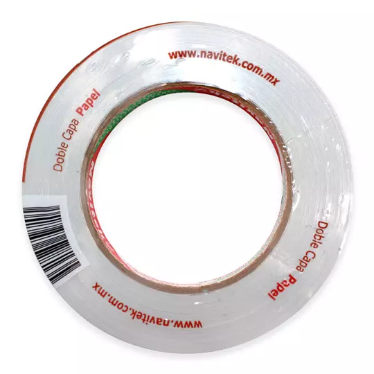 Cinta doble capa papel uso 175 Navitek 12 mm x 33 m