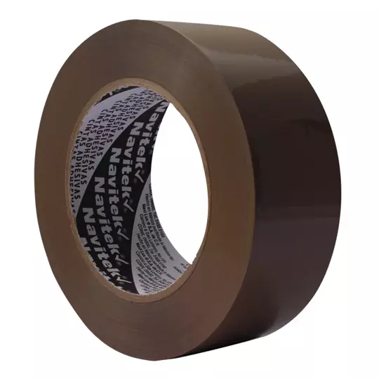 Cinta de empaque uso 100 Navitek canela 36 mm x 150 m empaque con 6 pzas