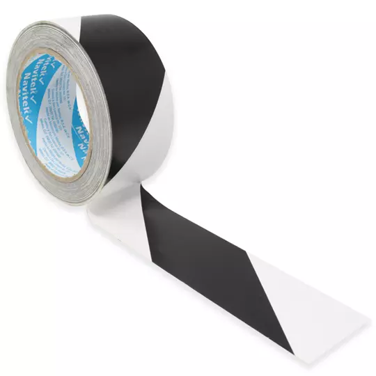 Cinta de marcaje uso 755 Navitek blanco/negro 48 mm x 33 m empaque con 6 pzas
