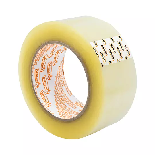 Cinta  de empaque uso 041 Offiland transparente 48 mm x 150 m empaque 6 pzas