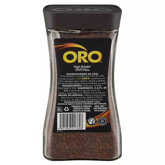 Café soluble ORO de 200 GR..