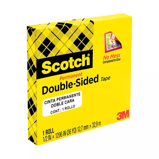 Cinta doble cara Mod. 665 Scotch 3M 12.7x32.9 caja con 1 pieza