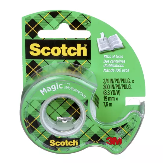 LM-Cinta mágica 3M Scotch 810 Medidas: 19 mm x 7.62 m 1 pieza con despachador
