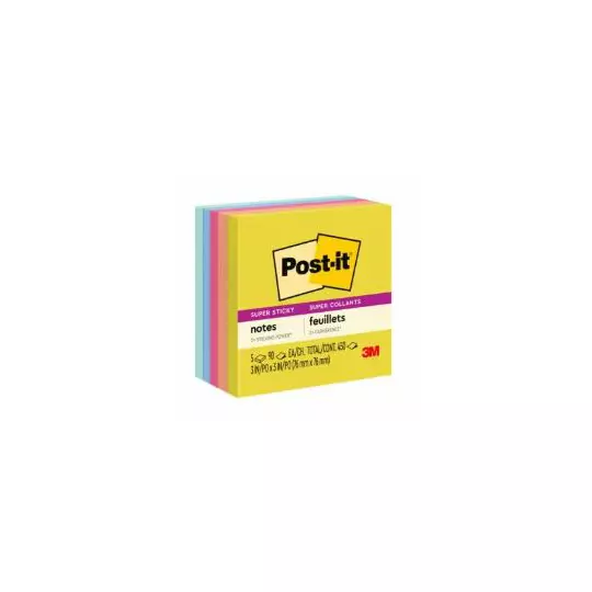 NOTAS ADHESIVAS POST-IT SUMMER JOY 5 BLOCKS